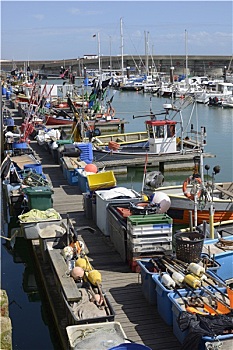 渔船,布莱顿,码头,英格兰