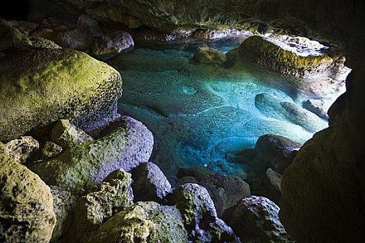 洞穴,纽埃岛,南太平洋