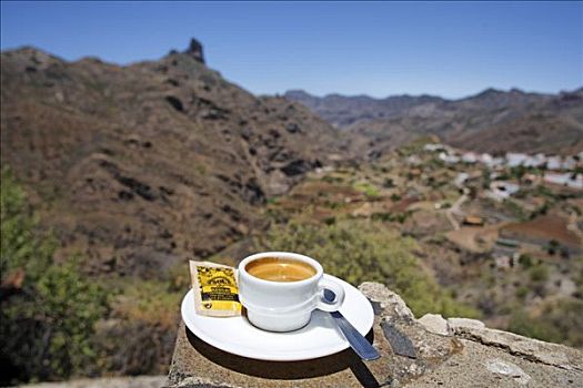 咖啡,单独,大卡纳利岛,西班牙