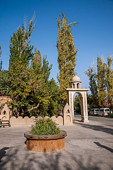 新疆吐鲁番市葡萄沟园林建筑
