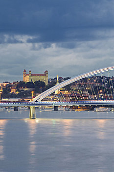 阿波罗,桥,多瑙河,布拉迪斯拉瓦,斯洛伐克