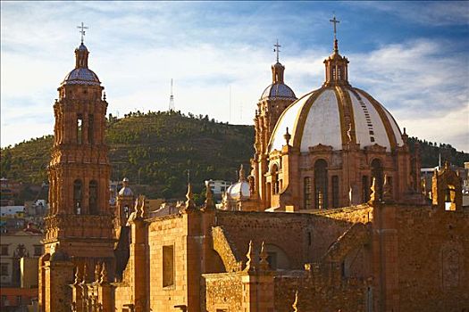 大教堂,城市,萨卡特卡斯州,墨西哥