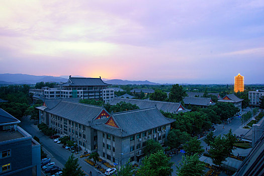 北京大学校园全景