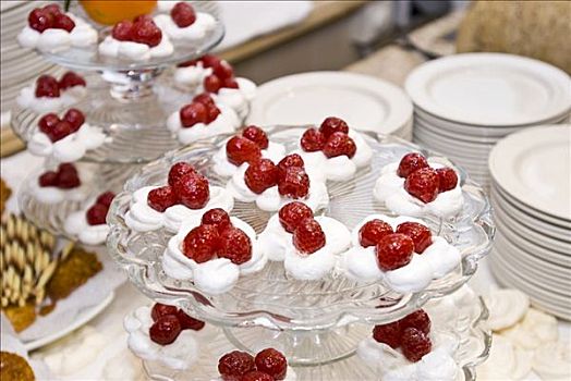 树莓,蛋白甜饼,提洛尔,奥地利