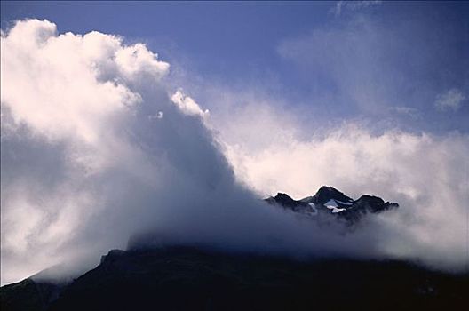 山峦,区域,公路,南岛,新西兰