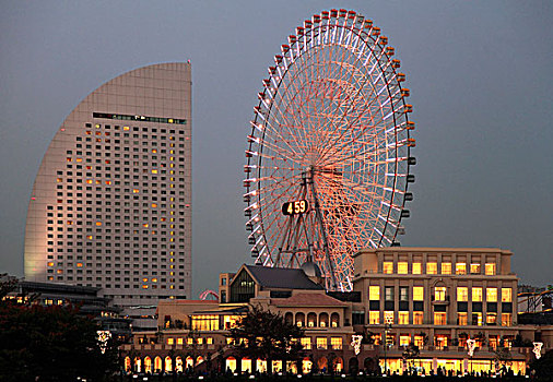 日本,横滨,东京港区,洲际,摩天轮