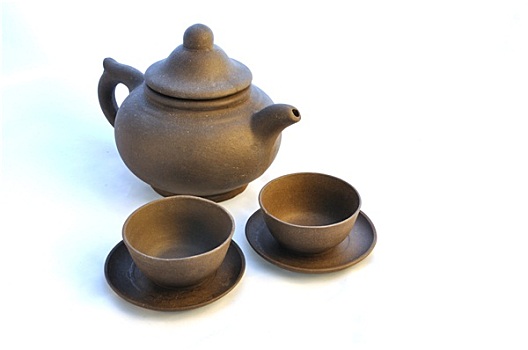 陶瓷,茶壶,杯子