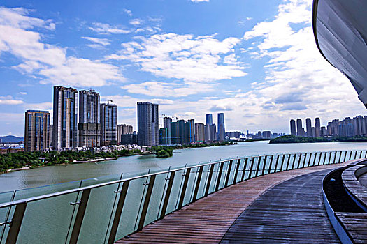 梅溪湖城市島雙螺旋觀景平臺