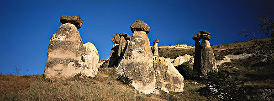 土耳其,卡帕多西亚,岩石构造,风景,大幅,尺寸