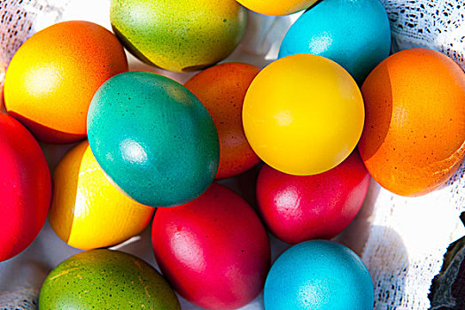 特写,彩色,复活节彩蛋