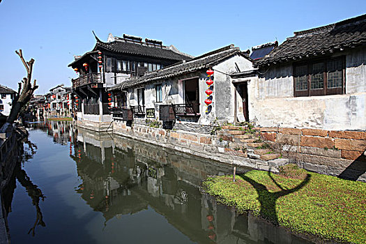 西塘,古镇,建筑,胡同,河道,旅游,热闹,房子,客栈,酒吧,商店,小吃,店铺,招牌,幌子,繁华,江南,水乡,小桥