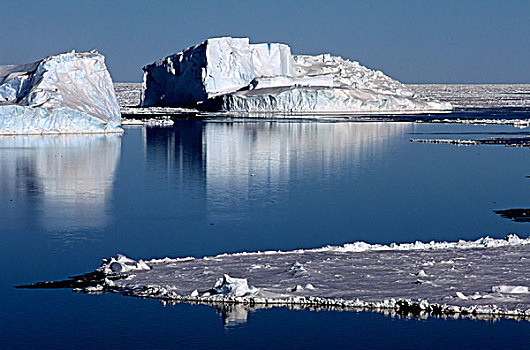 南极,威德尔海,地表水流,浮冰,冰山