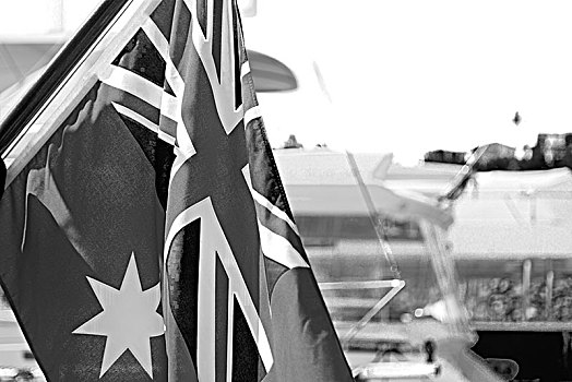 澳大利亚,旗帜,风