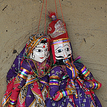 村民,手工制作,物品,售出,拿,靠近,德里,民族舞,工艺品,很多,有趣,北印度,印度,二月,2008年