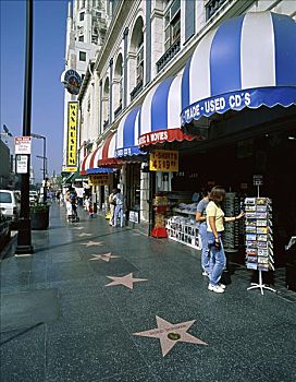 星光大道,好莱坞,洛杉矶,加利福尼亚,美国