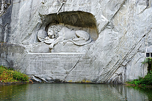 狮子,纪念,瑞士,欧洲