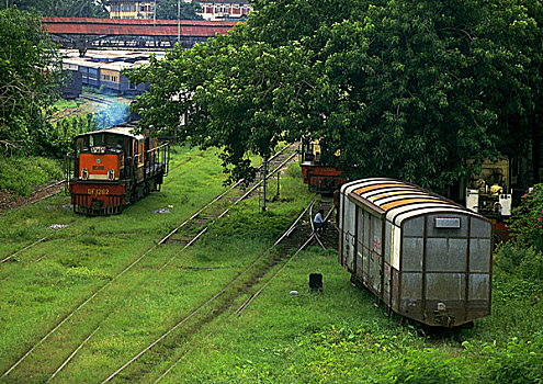 缅甸,铁路,汽车