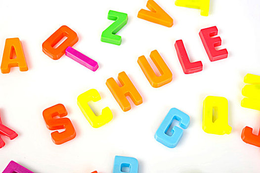 学校,德国,书写,塑料制品,文字
