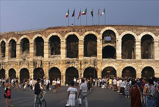 罗马人,圆形剧场,维罗纳,威尼托,意大利
