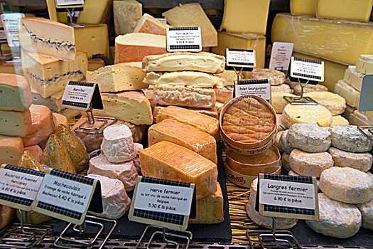大,展示,奶酪,巴斯克,市场,省,西南部,法国