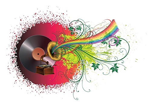 音乐,彩虹