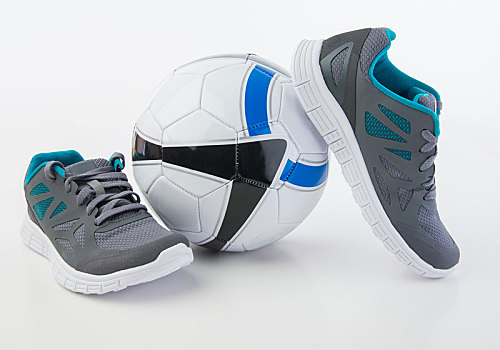 足球,跑鞋