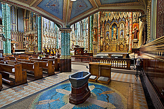 洗礼堂,圣母大教堂,大教堂,渥太华,安大略省,加拿大