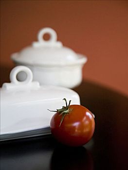 西红柿,石制品,桌子