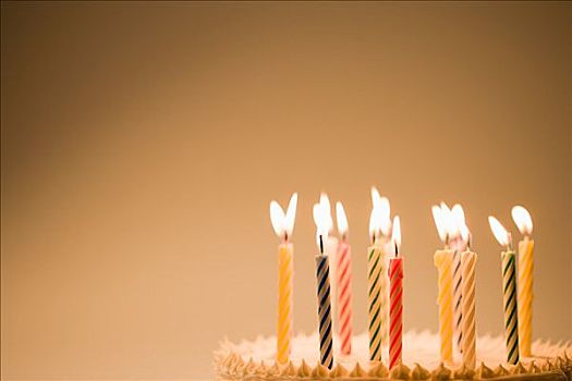 蜡烛,生日蛋糕