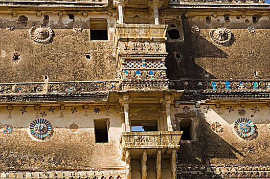 露台,堡垒,拉贾斯坦邦,印度