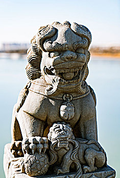 北京卢沟桥石狮子