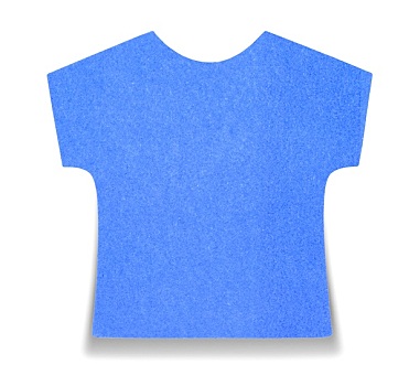 公寓,蓝色,t恤,贴纸,隔绝,白色背景,背景,影子,仰视