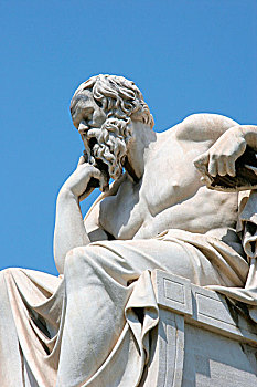 古希腊,哲学家,雕塑,雅典,学院,希腊