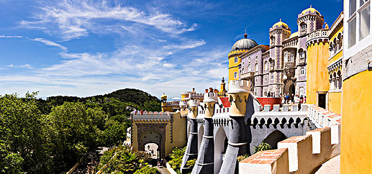 佩纳宫,世界遗产,辛特拉,葡萄牙