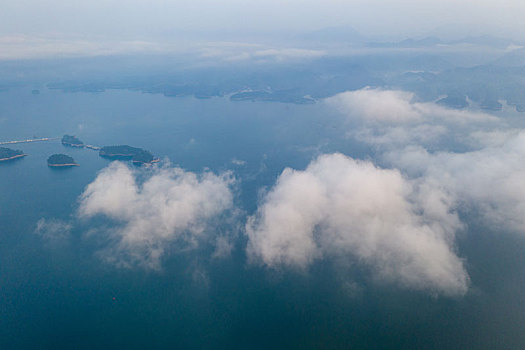 航拍千岛湖风景