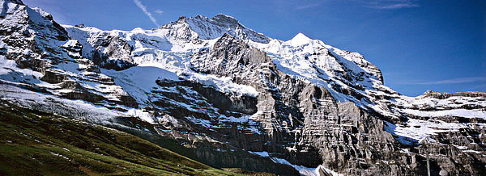 少女峰,高处,伯尔尼阿尔卑斯山,伯恩高地,瑞士