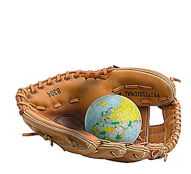 地球,棒球手套