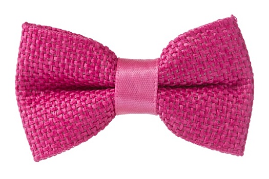 粉色,领结