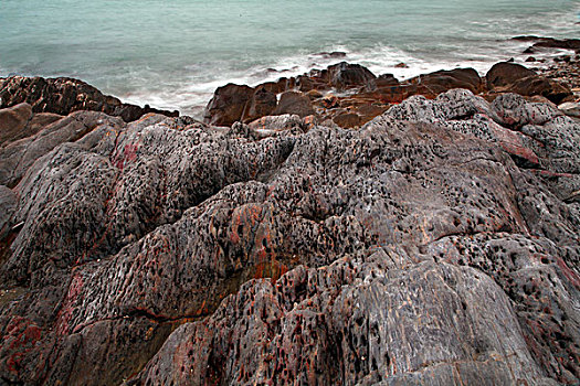 北海,银滩,礁石,沙滩,浴场,游客,海水,海浪,风光,自然,冠头岭,砥柱