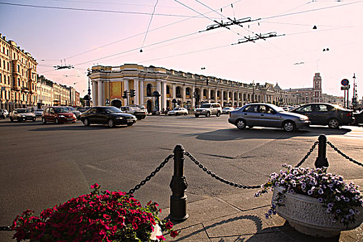 俄罗斯,圣彼得堡,购物,拱廊