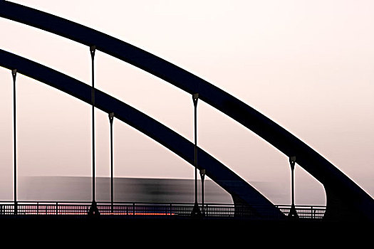 桥,上方,运河,德国