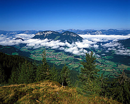 景色,阿尔卑斯山,奥地利