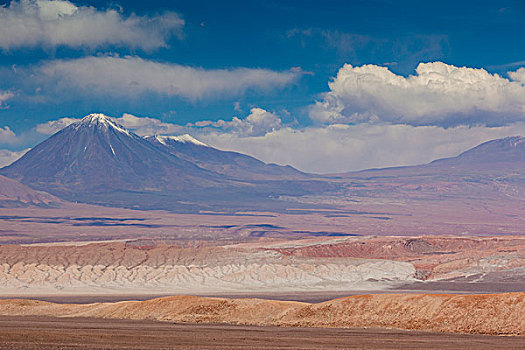 智利,阿塔卡马沙漠,佩特罗,沙漠,风景,安迪斯山脉