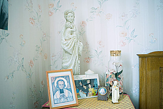 卧室,遮盖,宗教,物体,照片