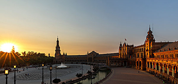 塞维利亚西班牙广场
