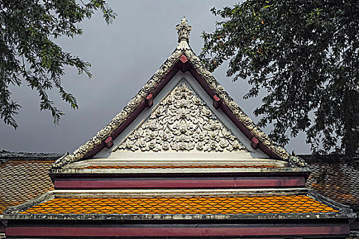 装饰,特写,寺院,曼谷,泰国