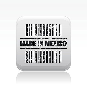 插画,一个,墨西哥,象征