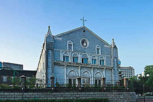 天主教堂建筑景观