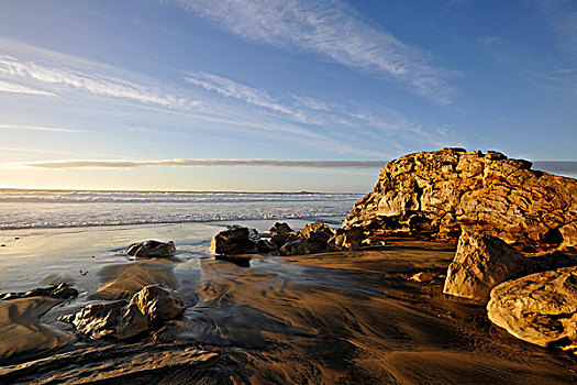 石头,海滩,富埃特文图拉岛,加纳利群岛,西班牙,欧洲
