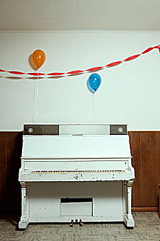 钢琴,聚会,气球